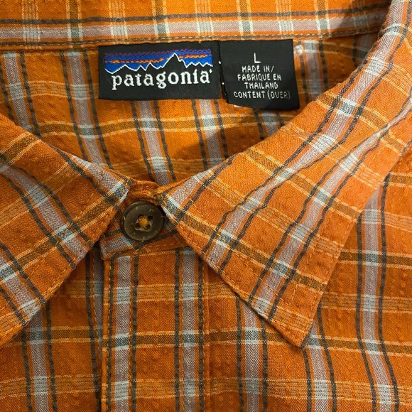 Patagonia Men's Short Sleeve Shrt Size Large ( 100A) - Picture 2 of 4